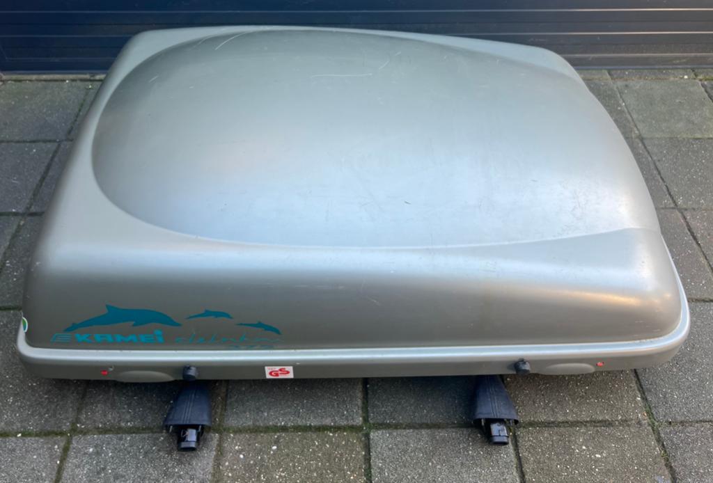 Nette Kamei Delphin 375, afsluitbare verstelbare dakdragers, Ophalen, Gebruikt
