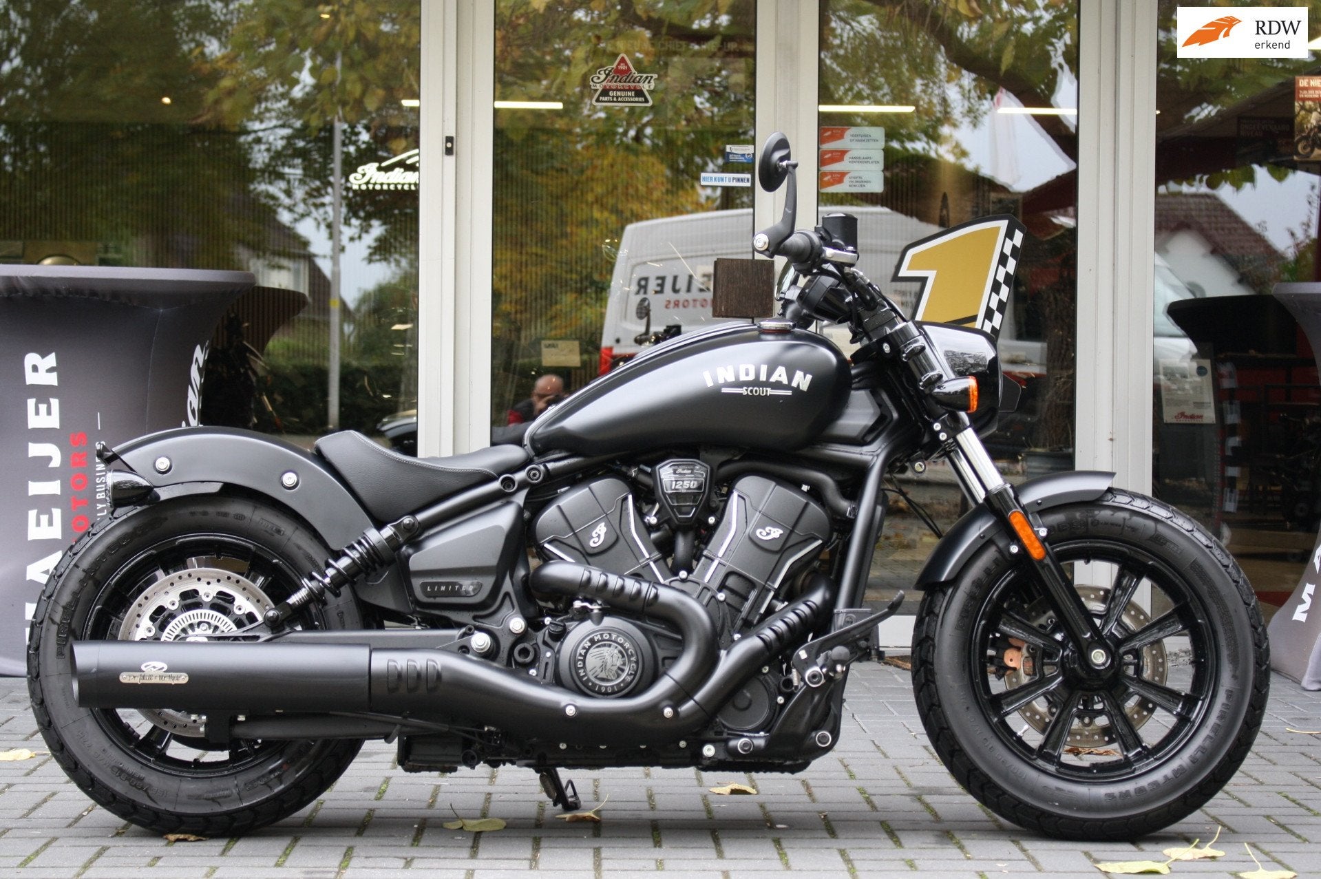 Indian Chopper 76 Scout Bobber Li+Tec , 24 Maanden exclusive, Motoren, Chopper, Meer dan 35 kW, Handgeschakeld, Gebruikt