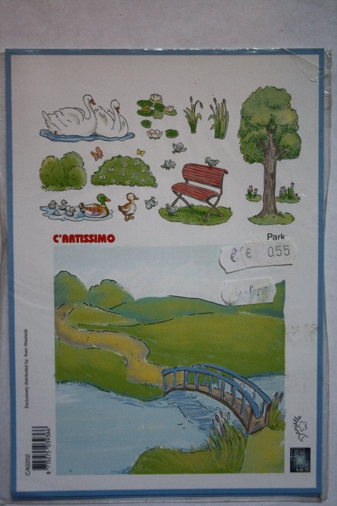 5 st. A5 knipvellen C'Artissimo paek 149, Hobby en Vrije tijd, Kaarten | Zelf maken, Ophalen of Verzenden, Nieuw, Natuur, Knipvel