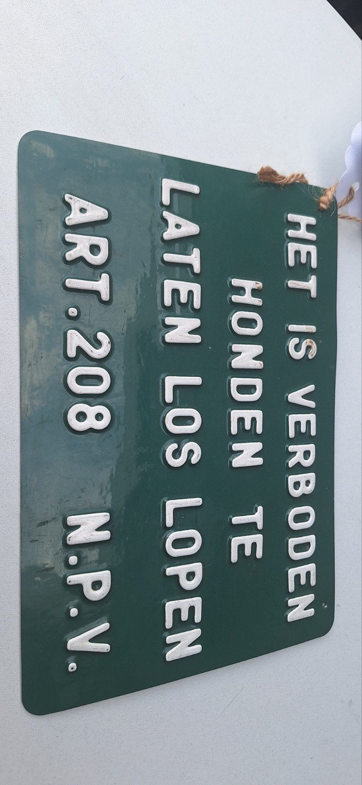 Verbordsbord voor loslopende honden (6.10), Gebruikt, ., Ophalen of Verzenden, .