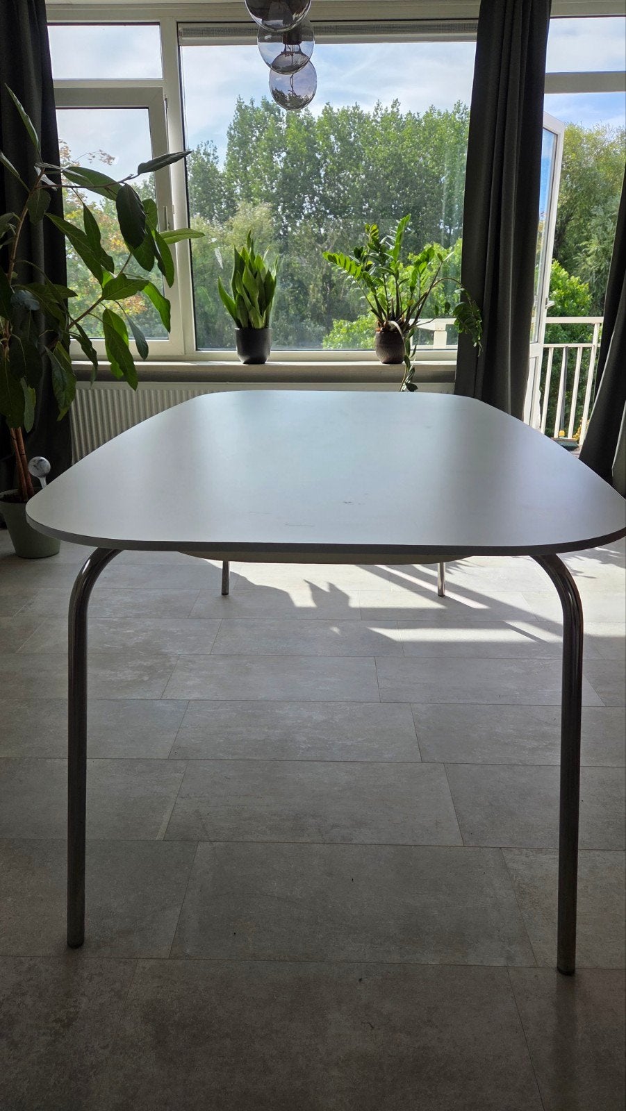 Eettafel, Ophalen, Kunststof, Gebruikt, 50 tot 100 cm