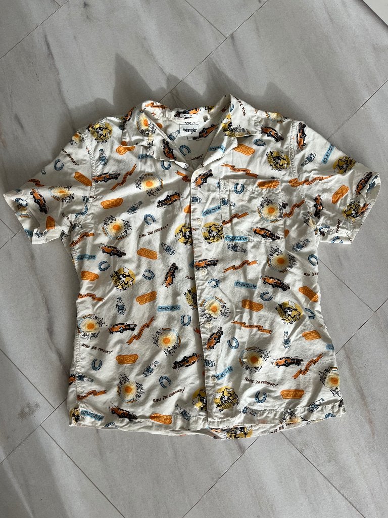 Wrangler resort shirt Maat L, Ophalen of Verzenden, Gedragen, Wrangler