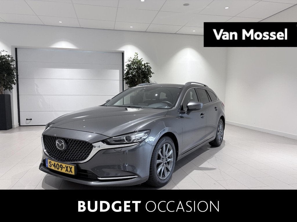 Mazda 6 Sportbreak 2.5 SkyActiv-G 194 Signature Metaalkleur, Auto's, Mazda, 12 maanden, 15 km/l, Gebruikt, 4 cilinders