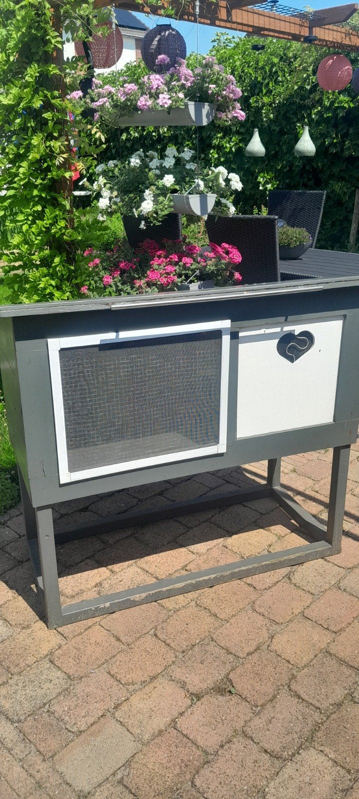 Konijnenhok plus toebehoren, Hok, Ophalen, Minder dan 60 cm, 110 cm of meer