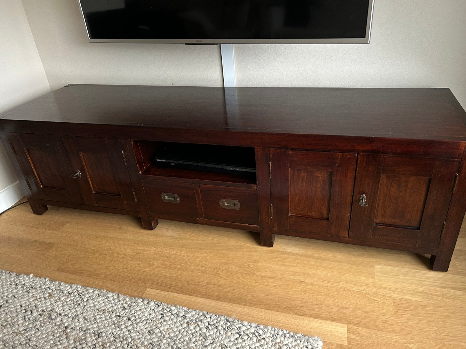 Televisiemeubel, Ophalen, Gebruikt, 150 tot 200 cm, Minder dan 100 cm