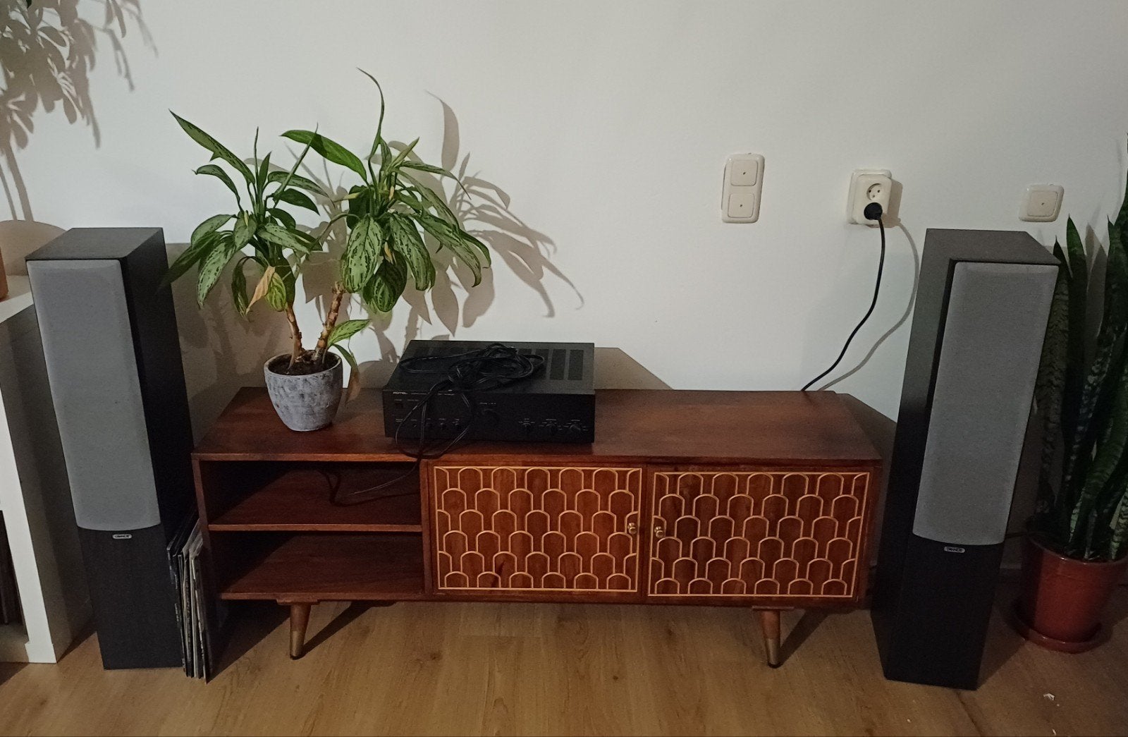 Kare Design Muskat Dressoir - Vintage Stijl, Ophalen, 100 tot 150 cm, Vintage, Retro, Bohemien, 25 tot 50 cm