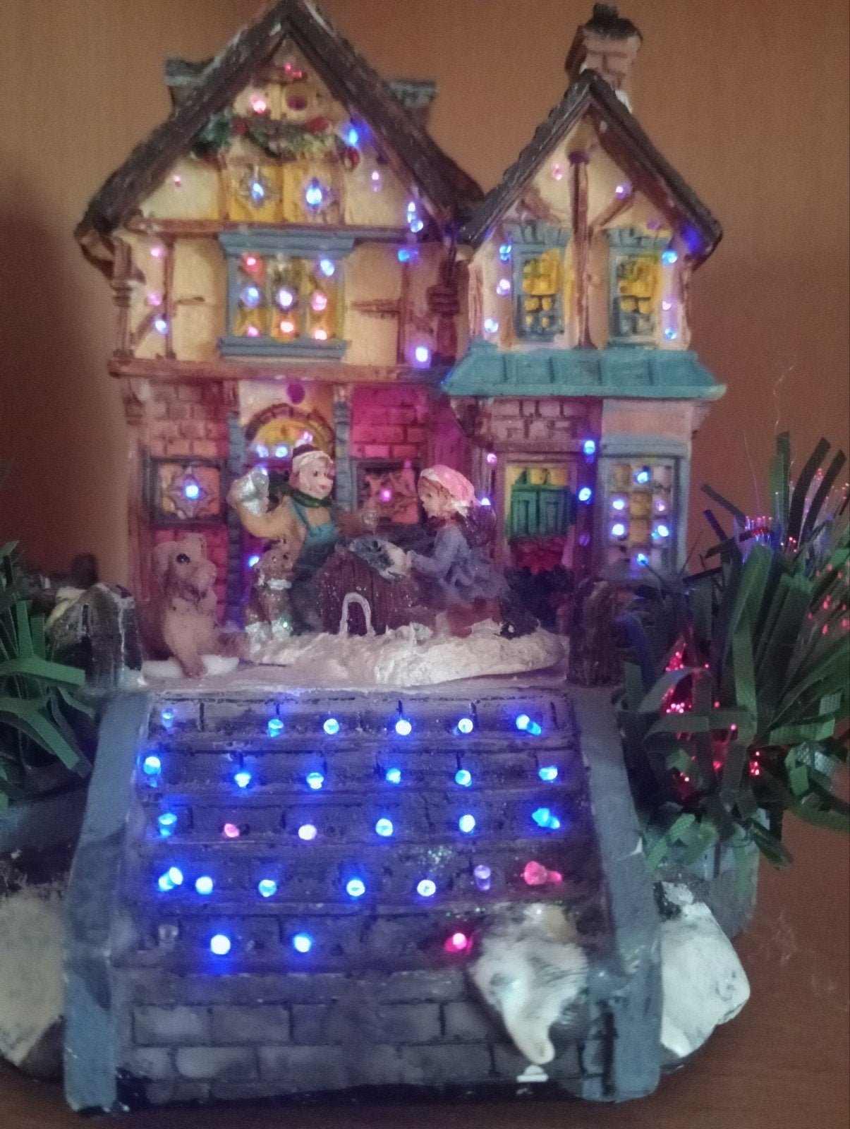 Gedetailleerd Kersthuisje/Kerstdorp Miniatuur, Ophalen of Verzenden