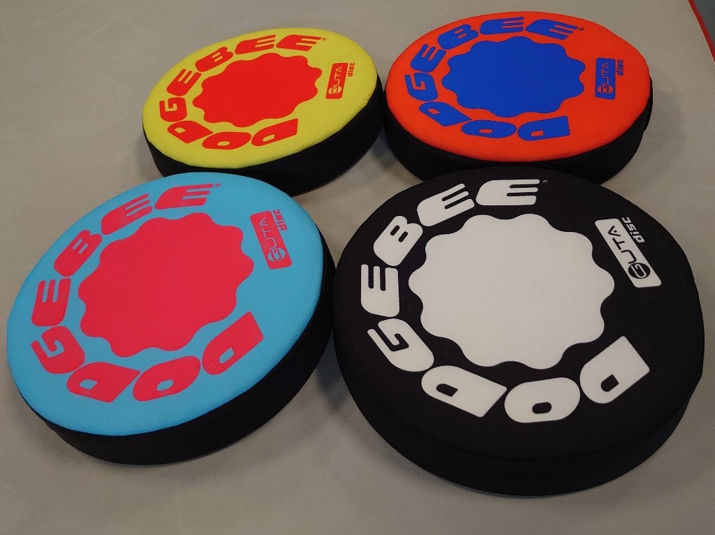 Guta Dodgebee Discs – 4 stuks trefbal, kleiduif schijf, Ophalen of Verzenden, Zo goed als nieuw