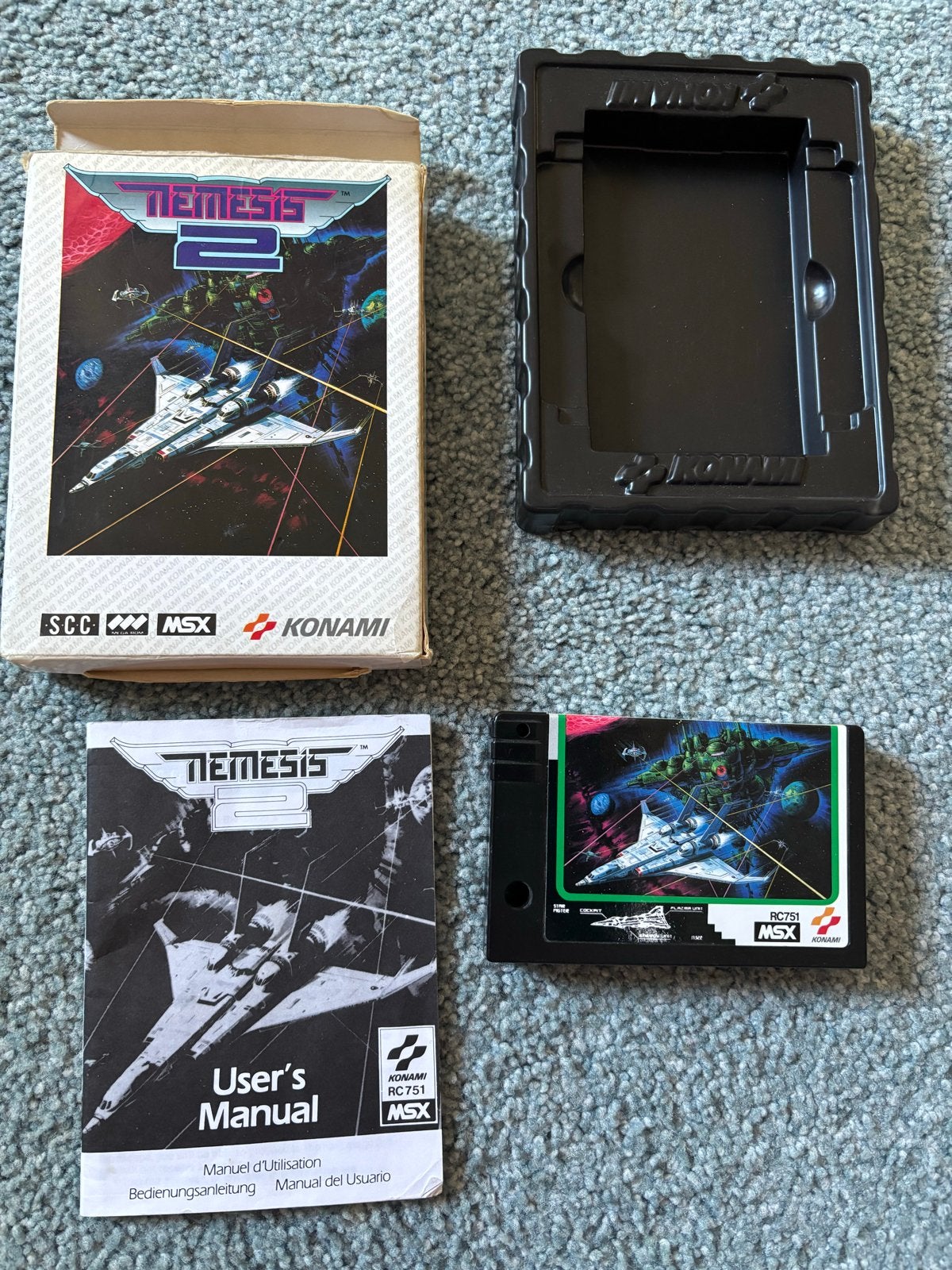 Nemesis 2 MSX Game - Compleet met doos en handleiding, Gebruikt, Shooter, 1 speler, _