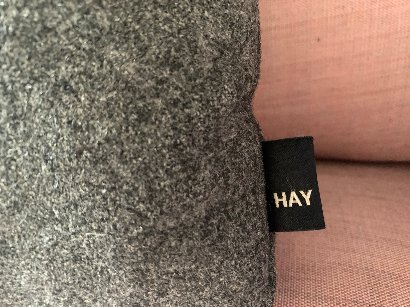 HAY kussen grijs, Overige merken, Gebruikt, Blauw, Ophalen of Verzenden