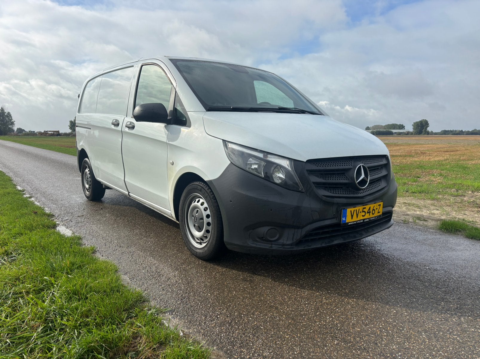 Mercedes-Benz Vito 1.6 CDI 65KW 2016, Auto's, Bestelauto's, 4 cilinders, Wit, 1727 kg, Particulier