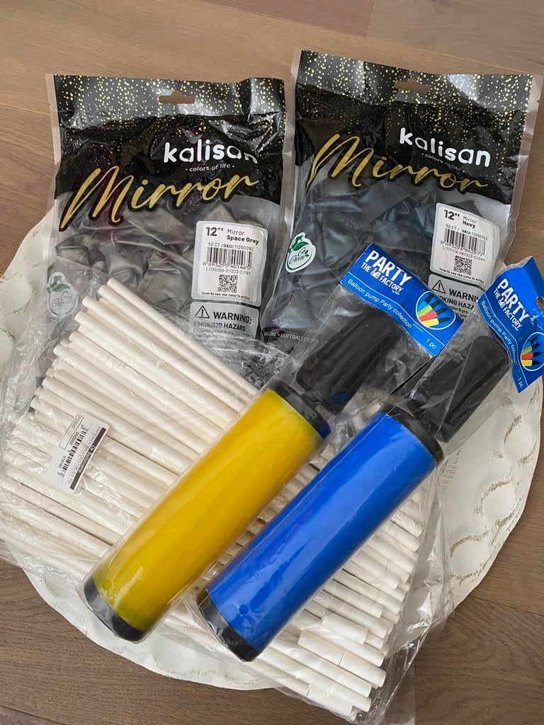 Ballonnen en accessoires, Ophalen of Verzenden, Nieuw, Versiering, Verjaardag