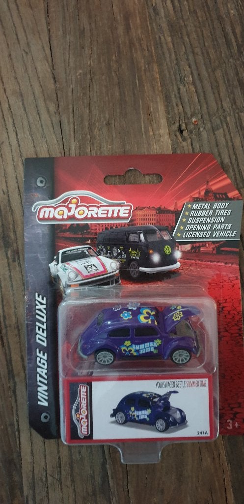 majorette vintage deluxe kever vw volkswagen summer time, Ophalen of Verzenden, Nieuw, Auto