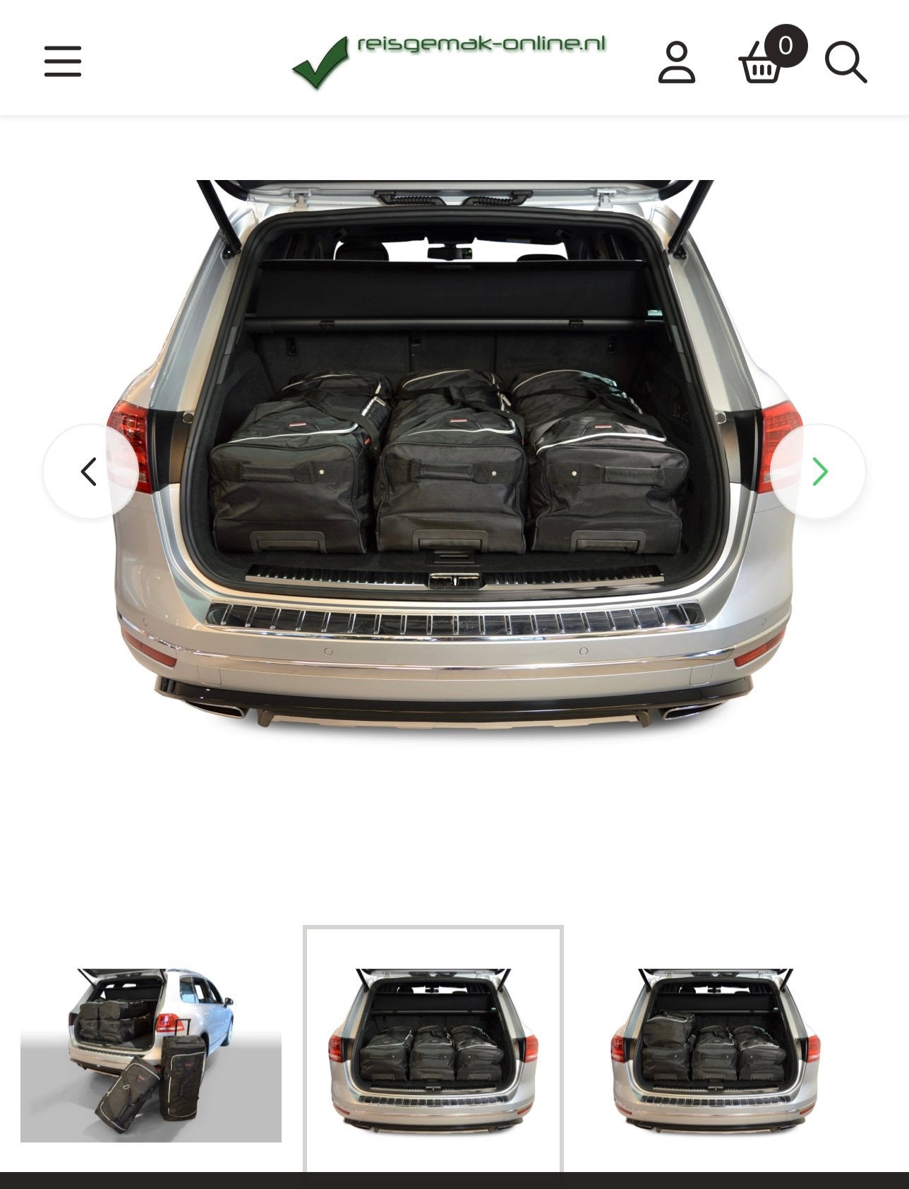Car-Bags auto (BMW 3 en 4 serie) reistassen 6-delige set, Ophalen, Zo goed als nieuw