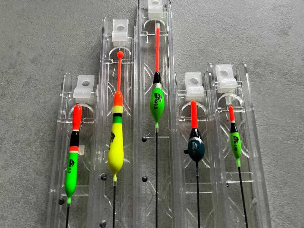 adv 316 / NIEUW mixset 5 complete dobbertuigjes IMFLO, Ophalen of Verzenden, Nieuw, Dobber of Lood