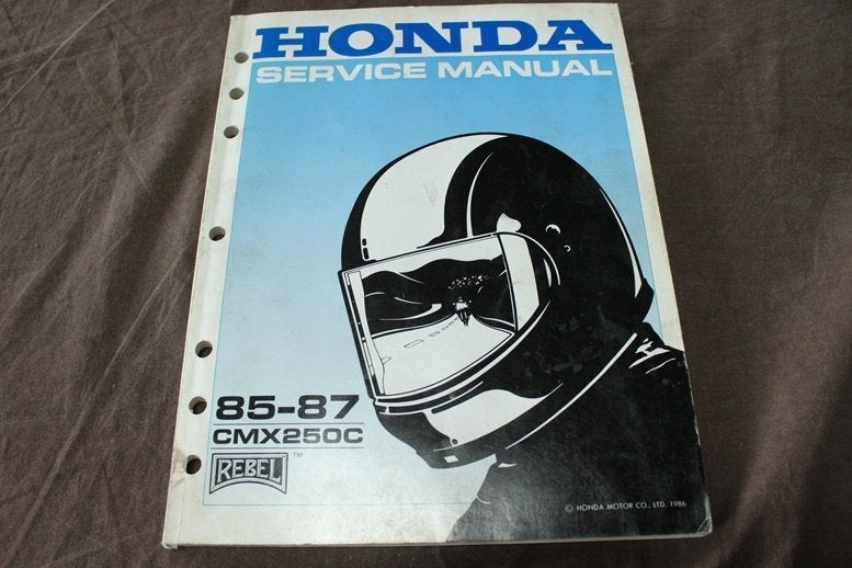 Honda CMX250 Rebel 1985 -1987 motorcycle service manual CMX, Ophalen of Verzenden, Honda