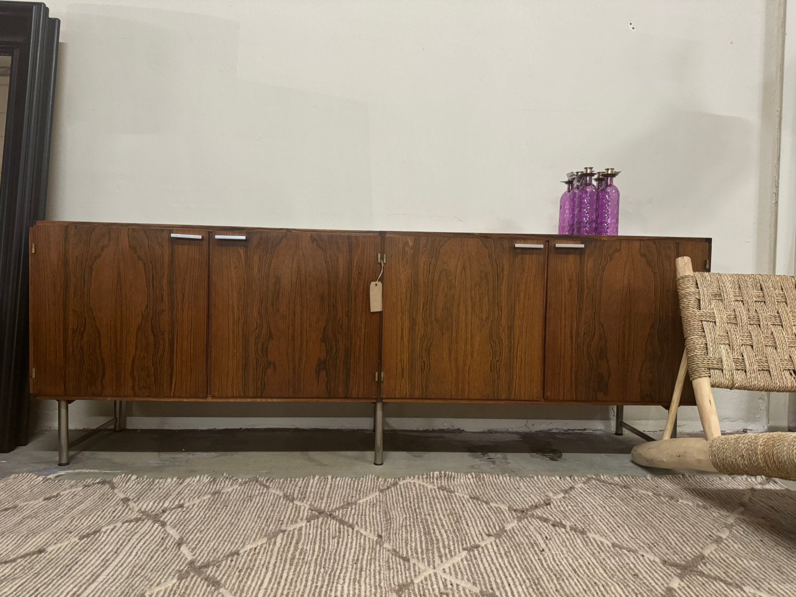 Cees Braakman made for measure vintage dressoir lowboard, Ophalen of Verzenden, Zo goed als nieuw, 25 tot 50 cm, 150 tot 200 cm