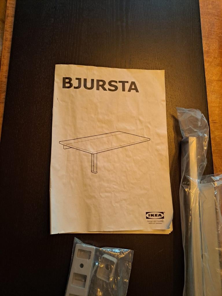 Inklaptafeltje bjursta ikea, Huis en Inrichting, Bureaus, Ophalen, Nieuw