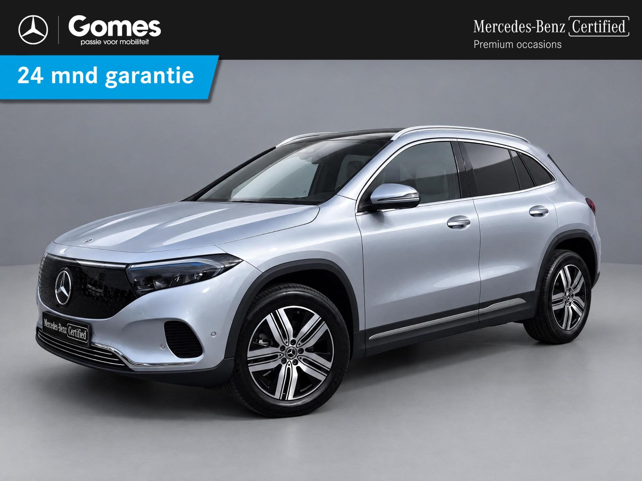 Mercedes-Benz EQA 250+ Luxury Line | Panoramadak | Trekhaak, Stof, Gebruikt, Beige, 435 min
