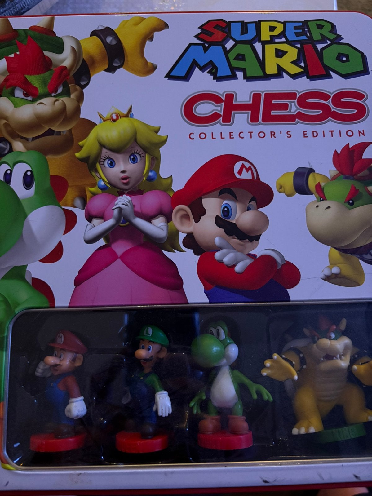 super mario schaken, Hobby en Vrije tijd, Ophalen of Verzenden, Zo goed als nieuw