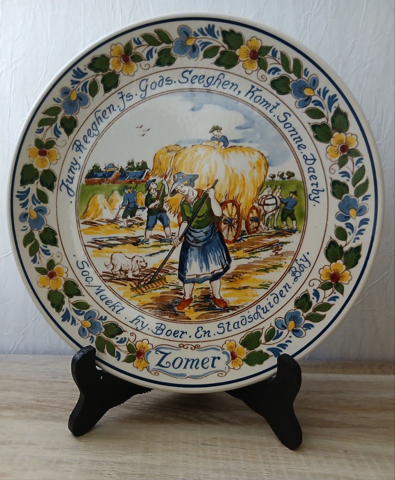 Goedewaagen Polychroom Wandbord Zomer 24 Cm Nieuw, Ophalen of Verzenden