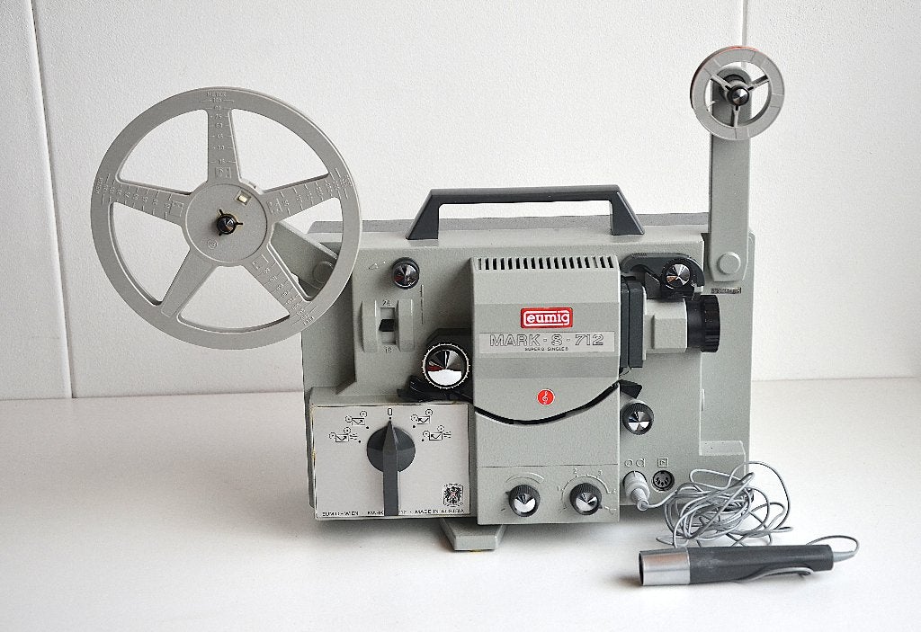 Super 8 + Single 8 Geluids Filmprojector EUMIG MARK-S712, Ophalen, Gebruikt, EUMIG MARK-S712