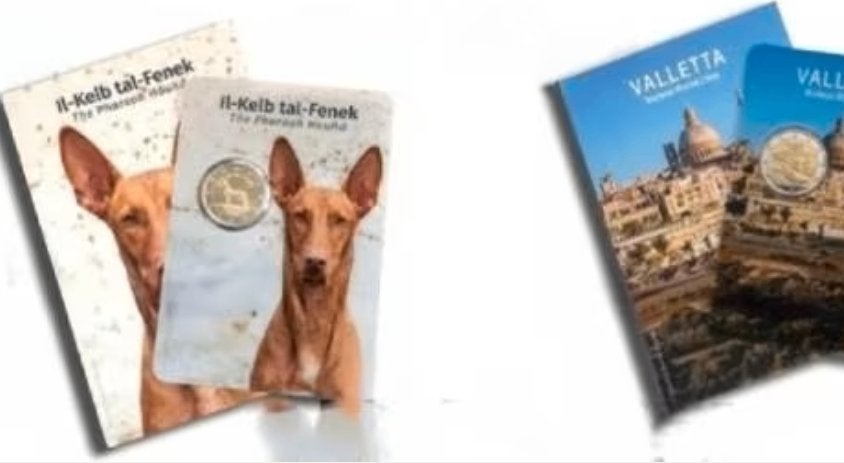 2 euro COINCARDS 2026 MALTA Farao - Stad Valletta, Ophalen of Verzenden, Malta, 2 euro, Losse munt