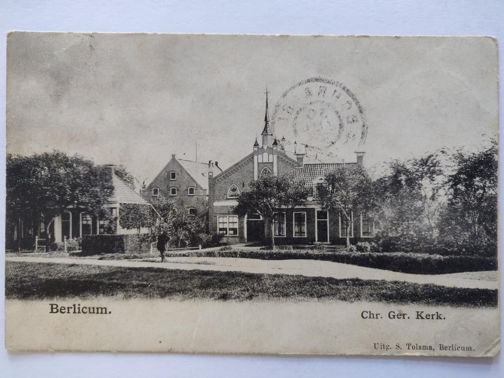 X511 Berlicum 1906 naar Schraard, Ophalen of Verzenden, Voor 1920, Noord-Holland