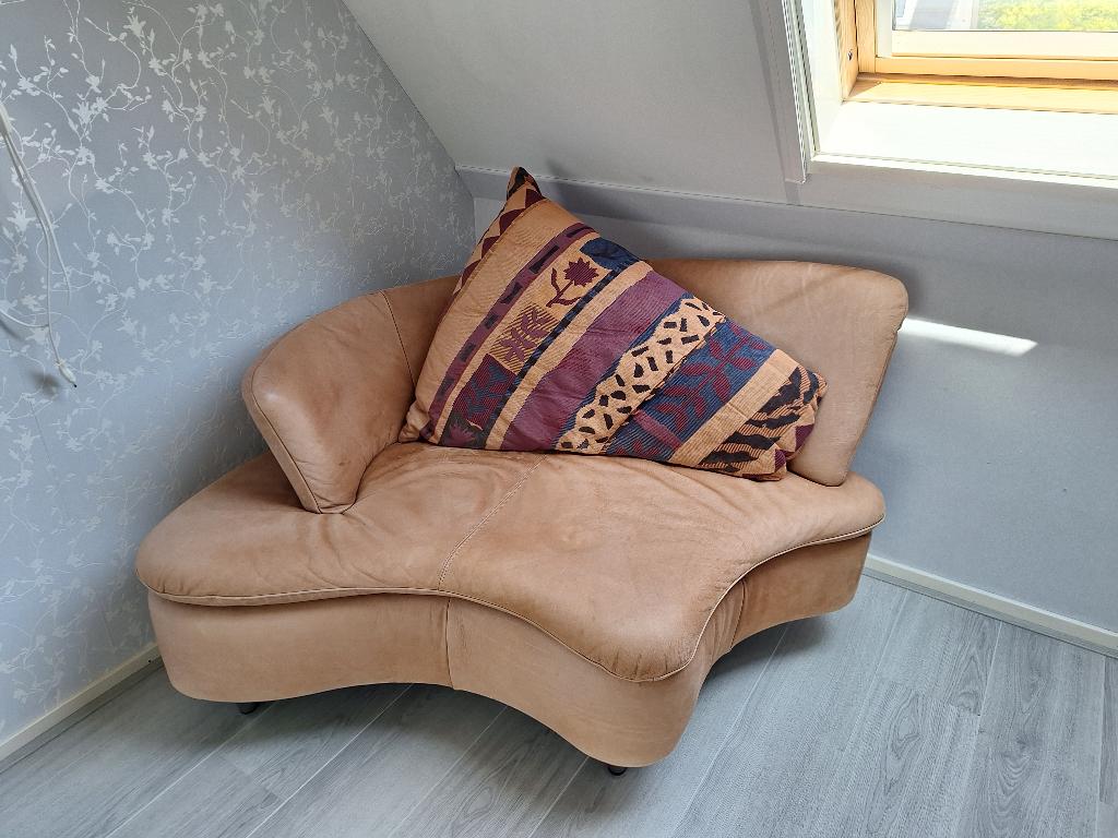 Sofa recamier, Ophalen, Gebruikt, Vintage, Leer
