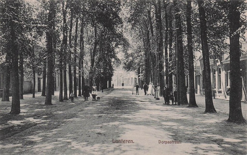 703-137-003 Lunteren Dorpsstraat, Verzenden, Voor 1920, Gelderland