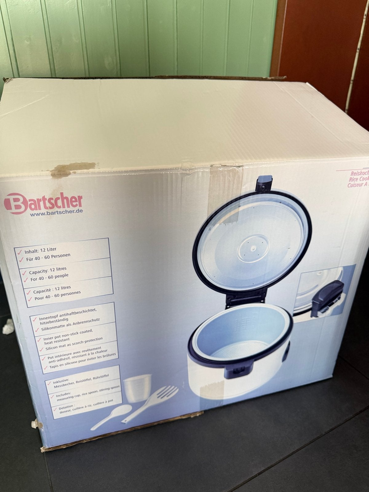 Bartscher Rijstkoker 12L - Zo goed als nieuw, Ophalen, Zo goed als nieuw