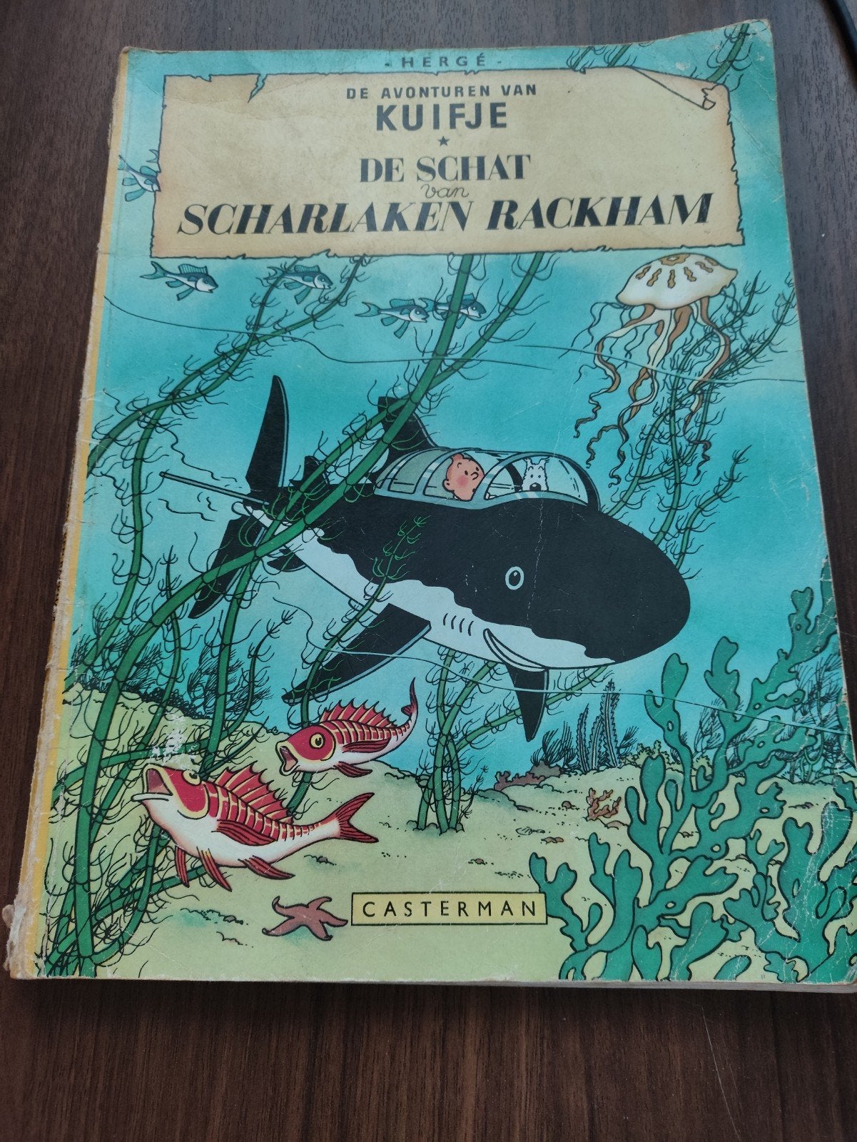 Kuifje: De Schat van Scharlaken Rackham (Casterman), Eén stripboek, Ophalen of Verzenden, Gelezen