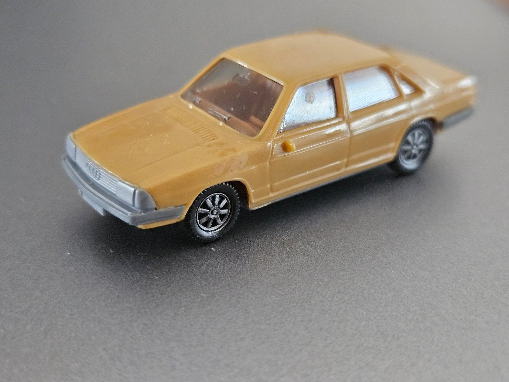 1:87 Audi 100 GL oker Herpa € 3, Verzenden, Zo goed als nieuw, Auto, Herpa