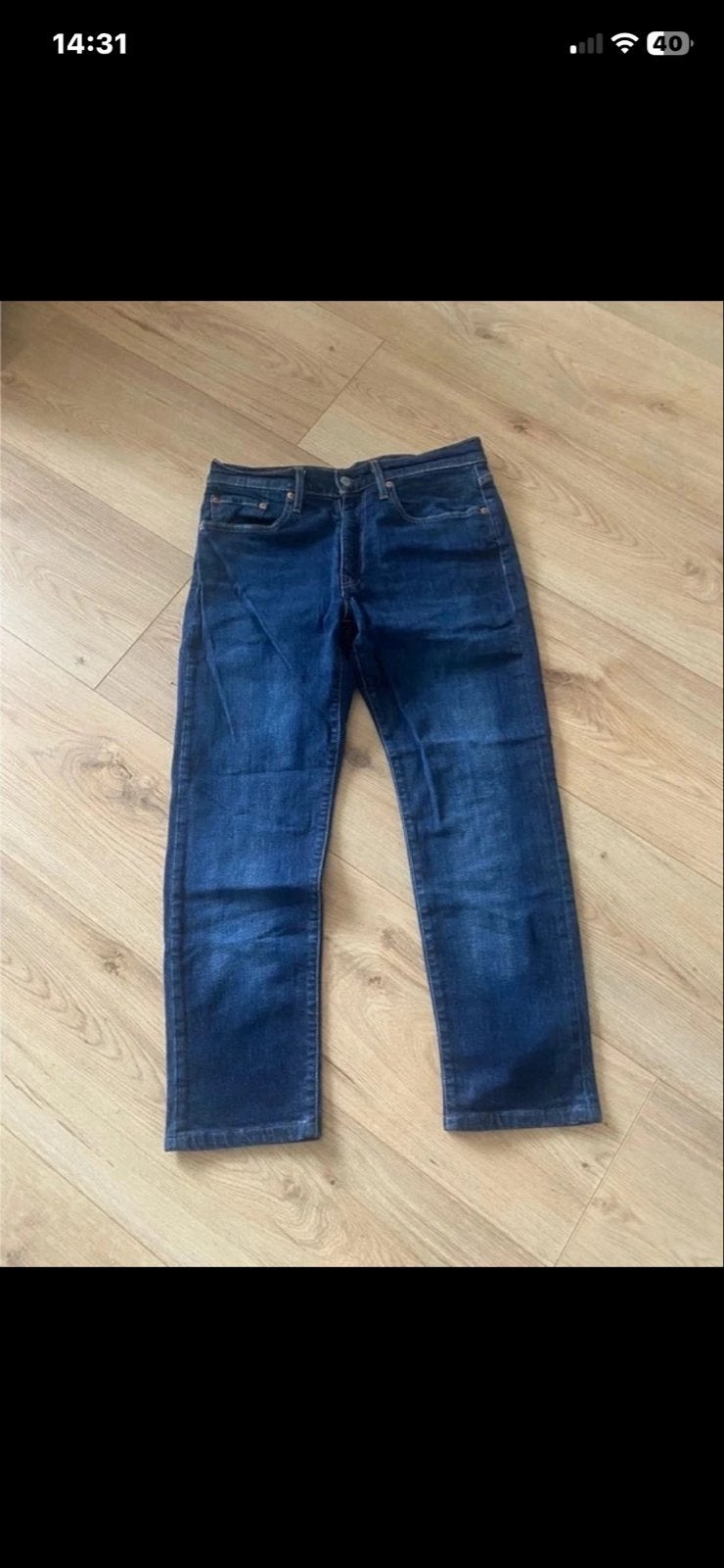 Levi's 502 Regular Taper Jeans W32 L34, Ophalen of Verzenden, Gedragen, Blauw, W32 (confectie 46) of kleiner