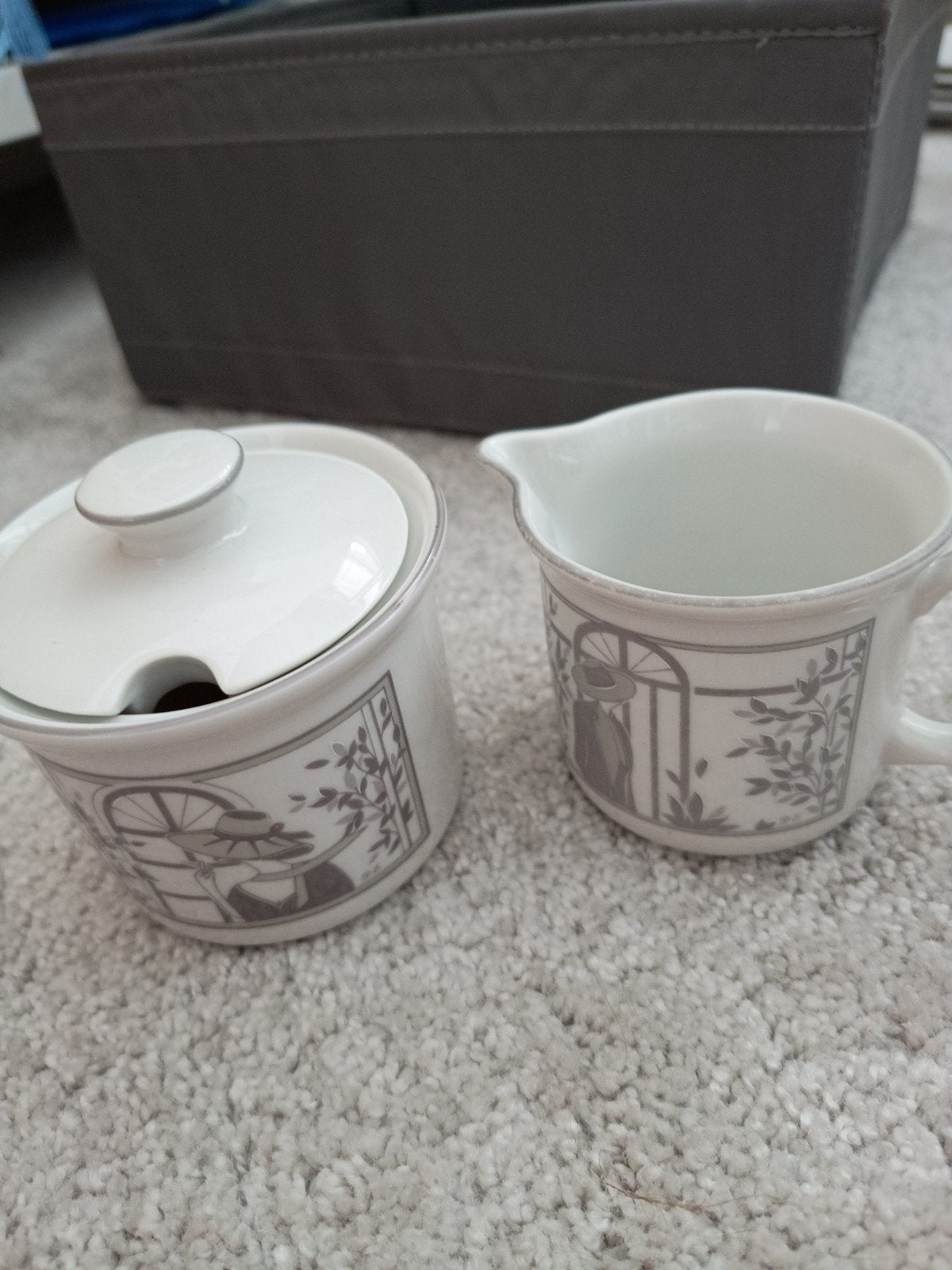 Vintage Kronester West Germany Bavaria suikerpot en melkkan, Antiek en Kunst, Ophalen of Verzenden