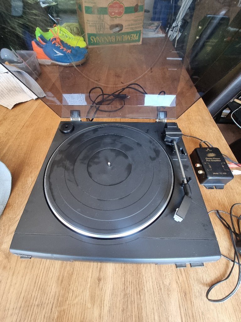 Platenspeler, Ophalen, Automatisch, Zo goed als nieuw, Platenspeler