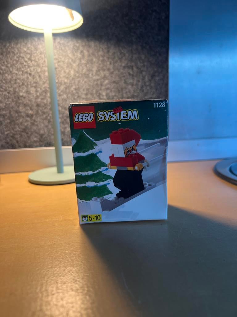 Lego System 1128 Kerstman op ski's, Gebruikt, Overige thema's, Lego, Ophalen of Verzenden
