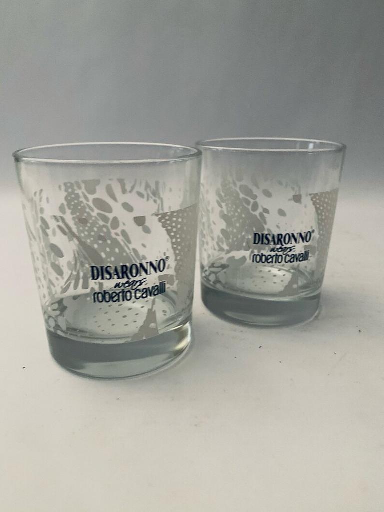 Disaronno - wears Roberto Cavalli 2 glazen. 2015 limited ed., Verzamelen, Ophalen of Verzenden
