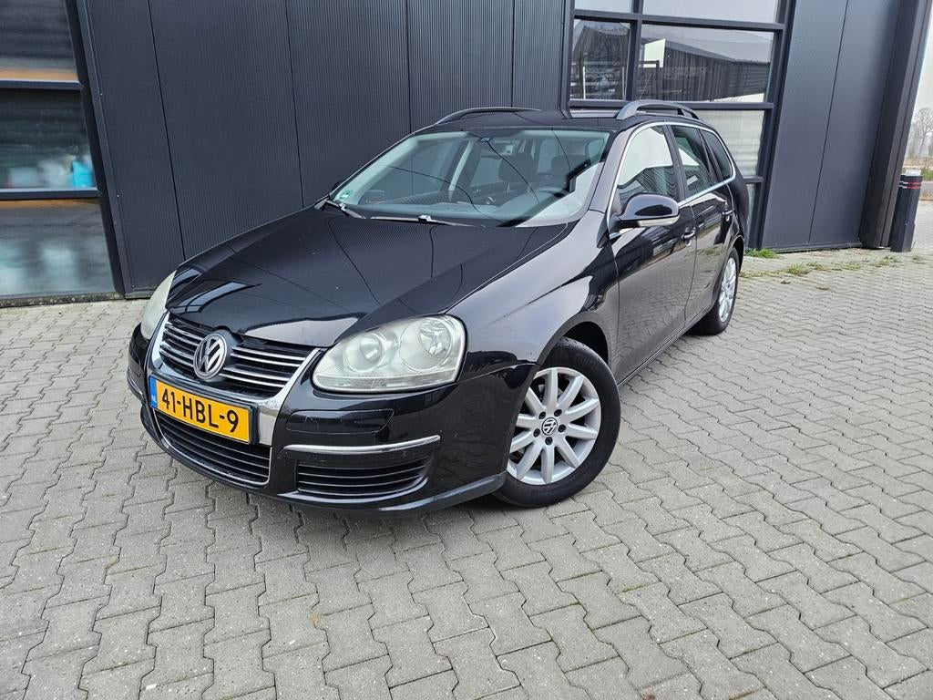 Volkswagen Golf 1.9 TDI 77KW Variant 2008 Zwart, Auto's, Voorwielaandrijving, Zwart, 4 cilinders, Zwart