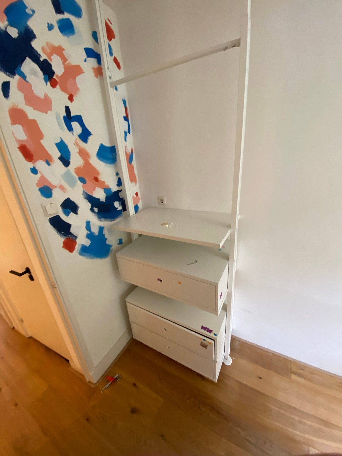 IKEA ELVARLI Kledingkast - 84x40 cm, Ophalen, Gebruikt, 200 cm of meer, 50 tot 100 cm
