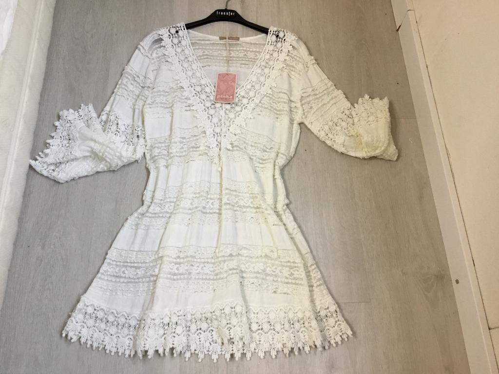 Nieuw kanten tuniek van Pinka! Maat S/M, Ophalen of Verzenden, Zo goed als nieuw, Zwart