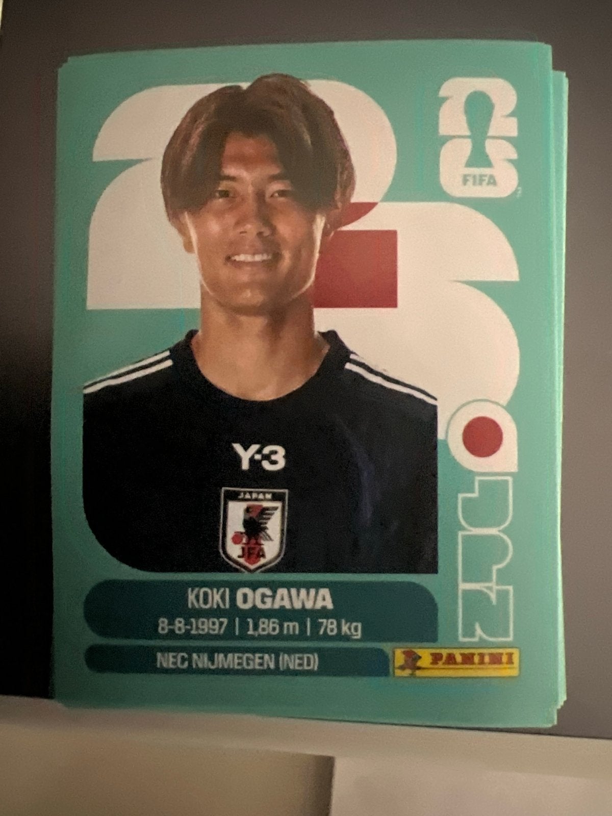 Panini FIFA wk 2026  Koki Ogawa NEC Nijmegen, Verzenden, Nieuw, Overige binnenlandse clubs, Poster, Plaatje of Sticker
