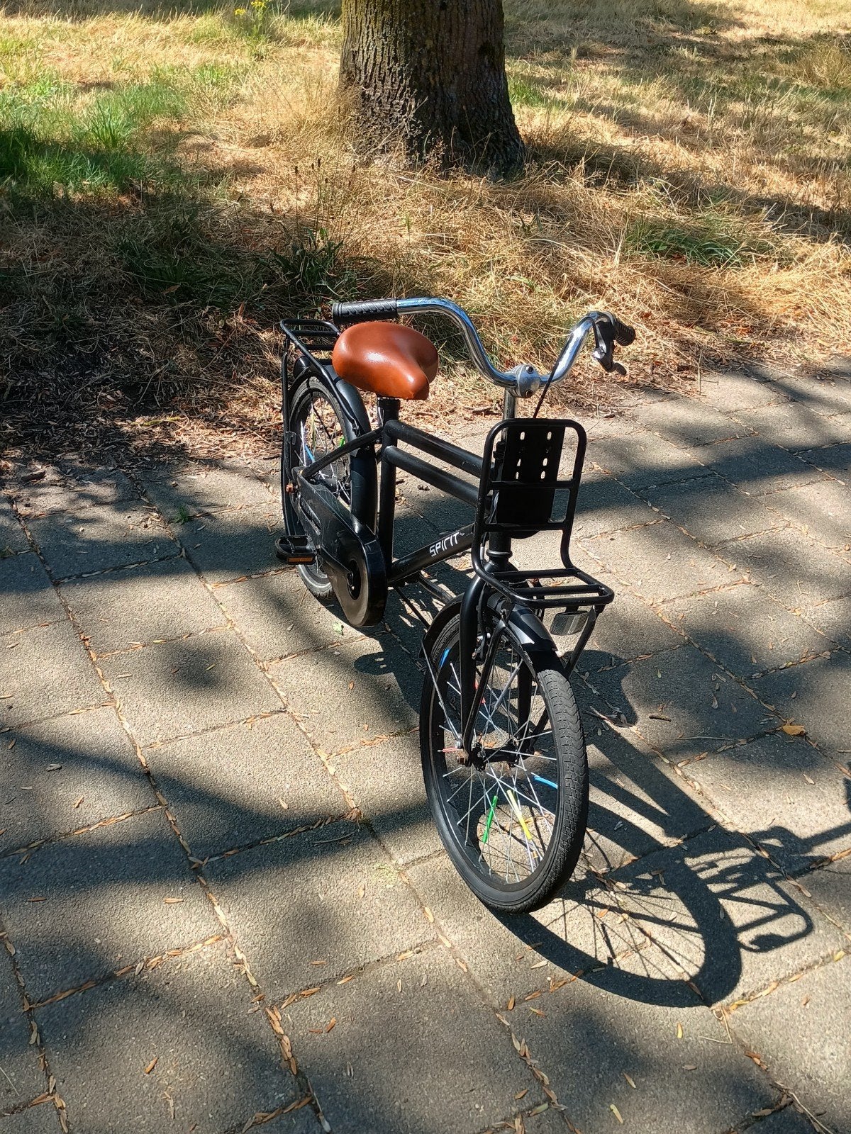 stoere jongens fiets 20 inche met rek voorop, Minder dan 47 cm, Ophalen, Zo goed als nieuw, Spirit