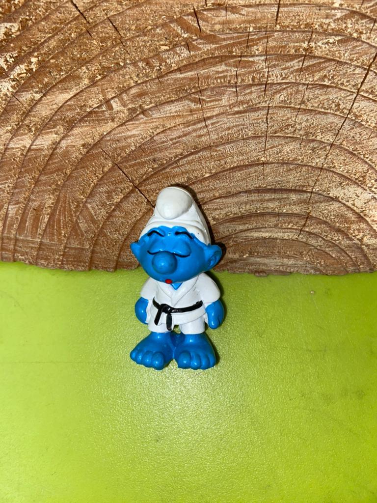 Smurfen judo smurf, Verzamelen, Smurfen, Ophalen of Verzenden, Zo goed als nieuw
