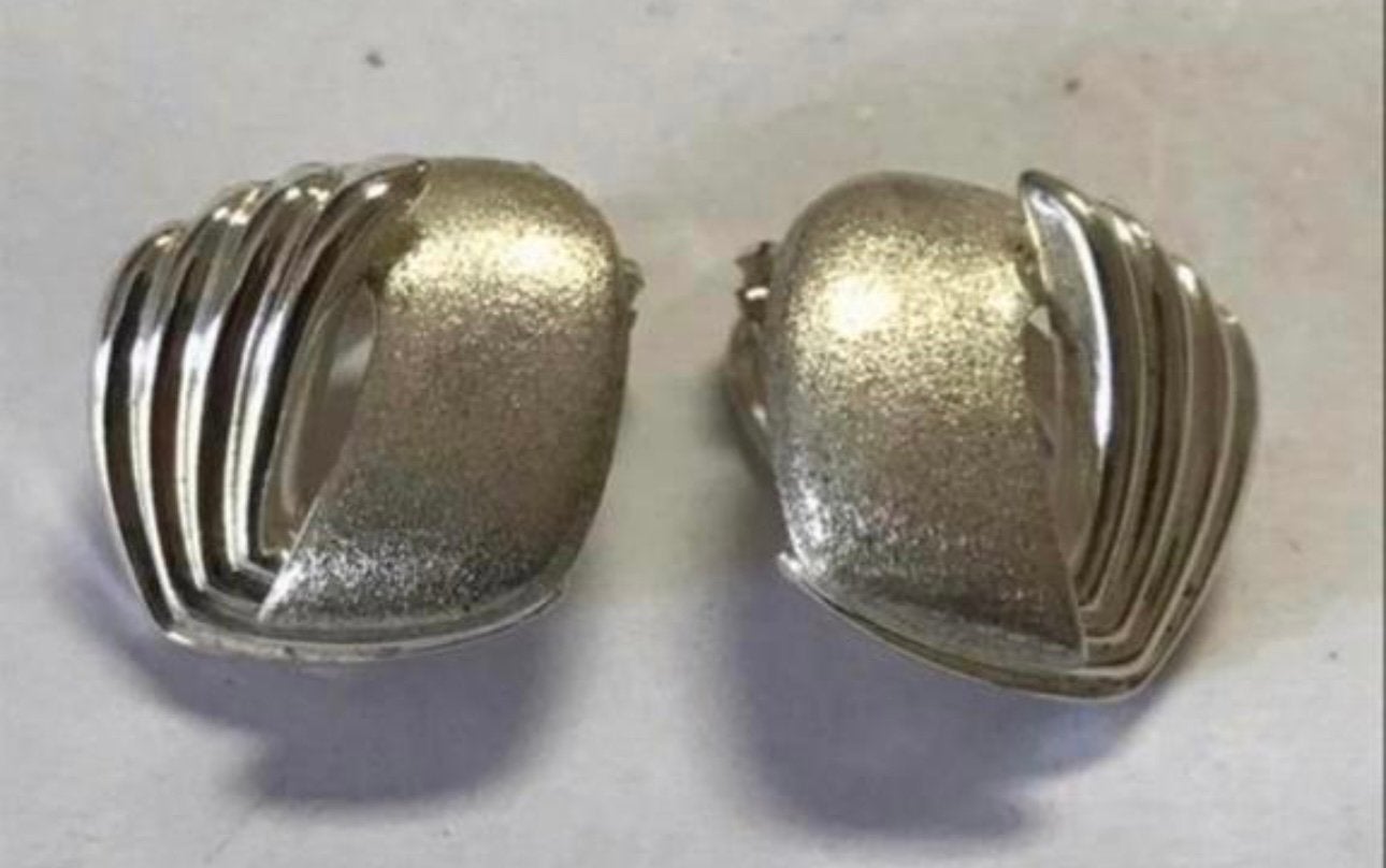 Mooie echte zilveren oorbellen met clips, Ophalen of Verzenden, Zo goed als nieuw, Zilver