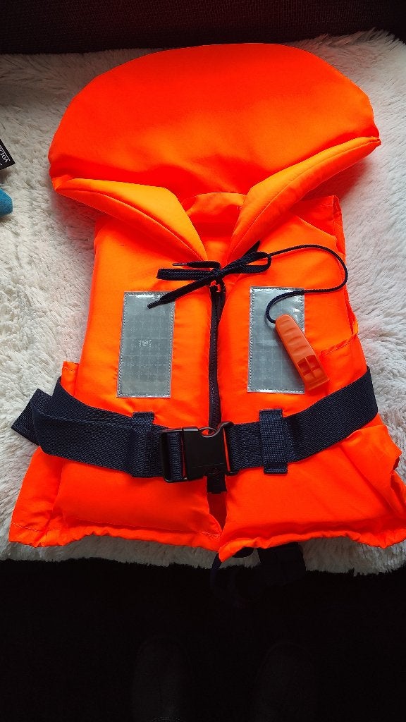 Reddingsvest met fluitje, reflectoren en 4 sluitingen, Ophalen of Verzenden, Zo goed als nieuw, Overige typen