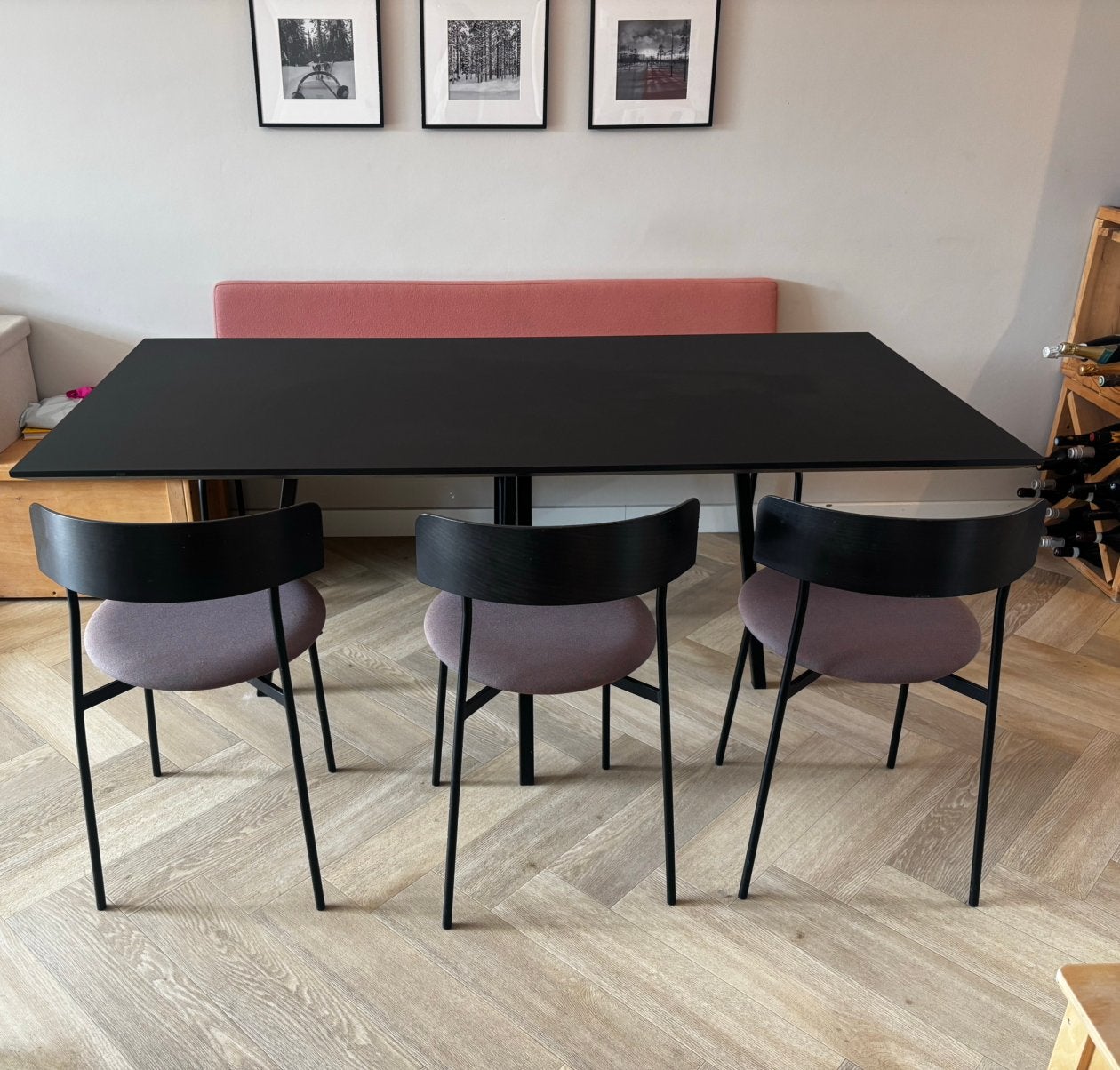 Set van 3 FÉST Amsterdam Friday eetkamerstoelen, Ophalen, Gebruikt, Overige kleuren, Drie