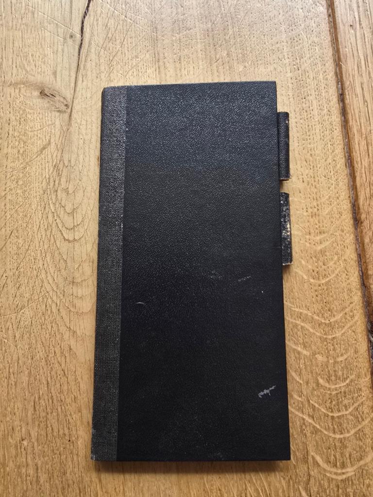 Nederlands voor 1940 berichtenboekje mobilisatie, Ophalen of Verzenden, Zo goed als nieuw, Zwart