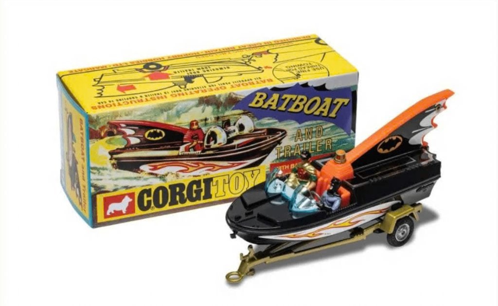 Batman Bat Boat en Trailer schaal 1/50 CORGI New Ref . 107