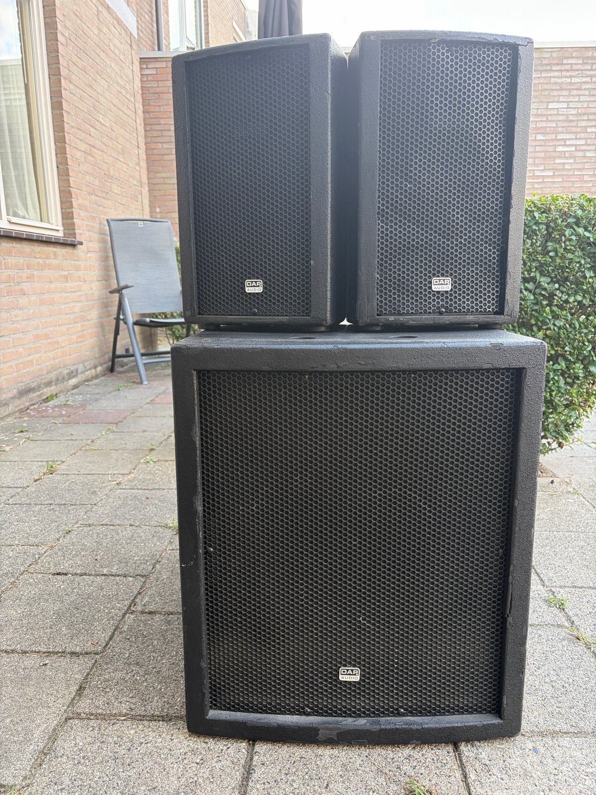 DAP Audio Clubmate II 700watt professionele Speakerset, Audio, Tv en Foto, Luidsprekers, Gebruikt, Speakerset, AUX-ingang, Ophalen
